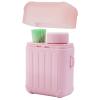 2026 New Ear Piercing Cleaner2 in 1 Portable Ear Piercing Cleaning Kit with 240pcs Disposable Ear Piercing Cleaning Floss & & 15ml Cleaning Solution Container for Home Travel Vacation (Pink) view 1