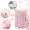 2026 New Ear Piercing Cleaner2 in 1 Portable Ear Piercing Cleaning Kit with 240pcs Disposable Ear Piercing Cleaning Floss & & 15ml Cleaning Solution Container for Home Travel Vacation (Pink) view 2