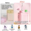 2026 New Ear Piercing Cleaner2 in 1 Portable Ear Piercing Cleaning Kit with 240pcs Disposable Ear Piercing Cleaning Floss & & 15ml Cleaning Solution Container for Home Travel Vacation (Pink) view 3