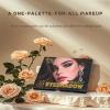 35 Colors Matte Eyeshadow Palette, Pink and Brown Shades, Long-lasting Powder Formula view 2