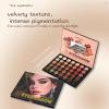 35 Colors Matte Eyeshadow Palette, Pink and Brown Shades, Long-lasting Powder Formula view 3