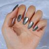 Black Cat Eye Press on Nails Almond, Jofay Fashion Soft Gel Fake Nails Medium, Reusable & Stylish Acrylic False Nails, Stick on Nails for Women Girls Gift, Glue on Nails Kit 32 Pcs view 1