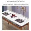 XAWSOP Manicure Table Professional Manicure Table Modern Art Nail Tech Workstation, Beauty Salon Spa Wooden Nail Makeup Desk Dressing Table with Open Shelf,White-80cm Table view 3