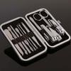 12Pcs Stainless Steel Nail Care Tool Sets Manicure Set And Kit Pedicure Scissor Tweezer Ear Pick view 4