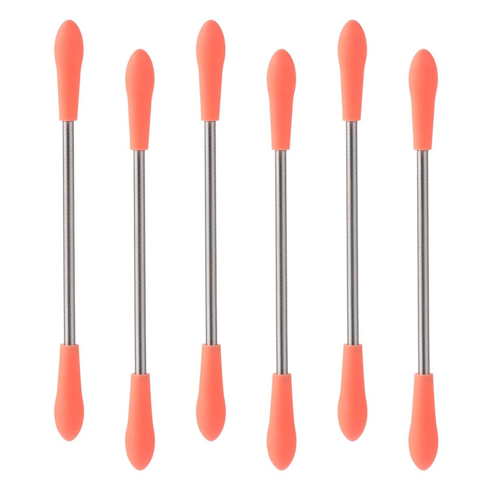 6 Pcs Hair Remover Spring Skin, Facial Hair Remover, Threading Hairs Removal Exfoliator Removal Epilator Coil Portable Threading Tool for Women Chin Cheek Mustache Upper Lip