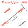 6 Pcs Hair Remover Spring Skin, Facial Hair Remover, Threading Hairs Removal Exfoliator Removal Epilator Coil Portable Threading Tool for Women Chin Cheek Mustache Upper Lip view 2