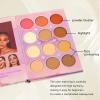 47 Colors Eyeshadow Palette, Matte and Pearlescent Shades, Pink Brown Earth Tones, Multi-Function Makeup Book view 3