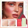 Amococo Makeup Blush Stick, Long-Lasting Blusher with Moisturizing Formula, Tinted Solid Moisturizer Stick for Eyes, Lips, Cheek, 0.6 Oz (Hot Red, 1 Pack) view 2