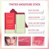 Amococo Makeup Blush Stick, Long-Lasting Blusher with Moisturizing Formula, Tinted Solid Moisturizer Stick for Eyes, Lips, Cheek, 0.6 Oz (Hot Red, 1 Pack) view 3