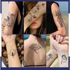 10 Sheets Realistic Temporary Tattoos for Women & Men - Animal Dragon Floral Waterproof Body Art Stickers, Halloween Party Makeup Gift view 2