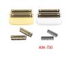 Compatible for Kemei, KM-TX1 Electric Shaver Replacement Double Foiled Blade Net Cover Repair Accessories Wholesales(Silver Cover Blade) view 2
