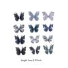 12X Butterfly Hair Clips 3D Barrettes Elegant Hair Accessories for Women Teens Parties Cosplay 1.97 Inch view 2