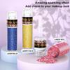 Hair and Body Glitter Spray, 1PC Glitter Hairspray Dry Powder Makeup for Clothes, Festival Rave Prom Loose Sparkle Powder,Holographic Ultra Fine Resin Glitters for Crafts (1PC Red) view 4