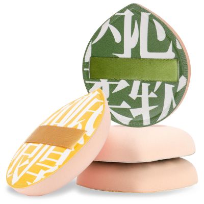 4 Pcs Makeup Sponge Makeup Flat Puffs Large Teardrop Powder Puff Sponge Makeups Cushion Puff for Powder Foundation Concealer Makeups Settin Liquid Cream