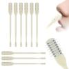 2-in-1 Nasal Hair Cutter for Men Women, Upgraded 360 Rotating Nostril Hair Removal Tool, Portable Double Sided Nose Hair Knife, Nostril Hair Removal Tool with Soft Cleaning Brush (Beige, 9pcs) view 1