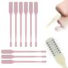 2-in-1 Nasal Hair Cutter for Men Women, Upgraded 360 Rotating Nostril Hair Removal Tool, Portable Double Sided Nose Hair Knife, Nostril Hair Removal Tool with Soft Cleaning Brush (Pink, 9pcs) view 1