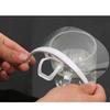20PCS Reusable Plastic Clear Mask Professional Transparent Sanitary Cover Anti-Fog Face Shield Nose Mouth Cover Open Face Guard for Restaurants, Food Truck, Hotels, Mall, Beauty salons, Barber Shops view 4