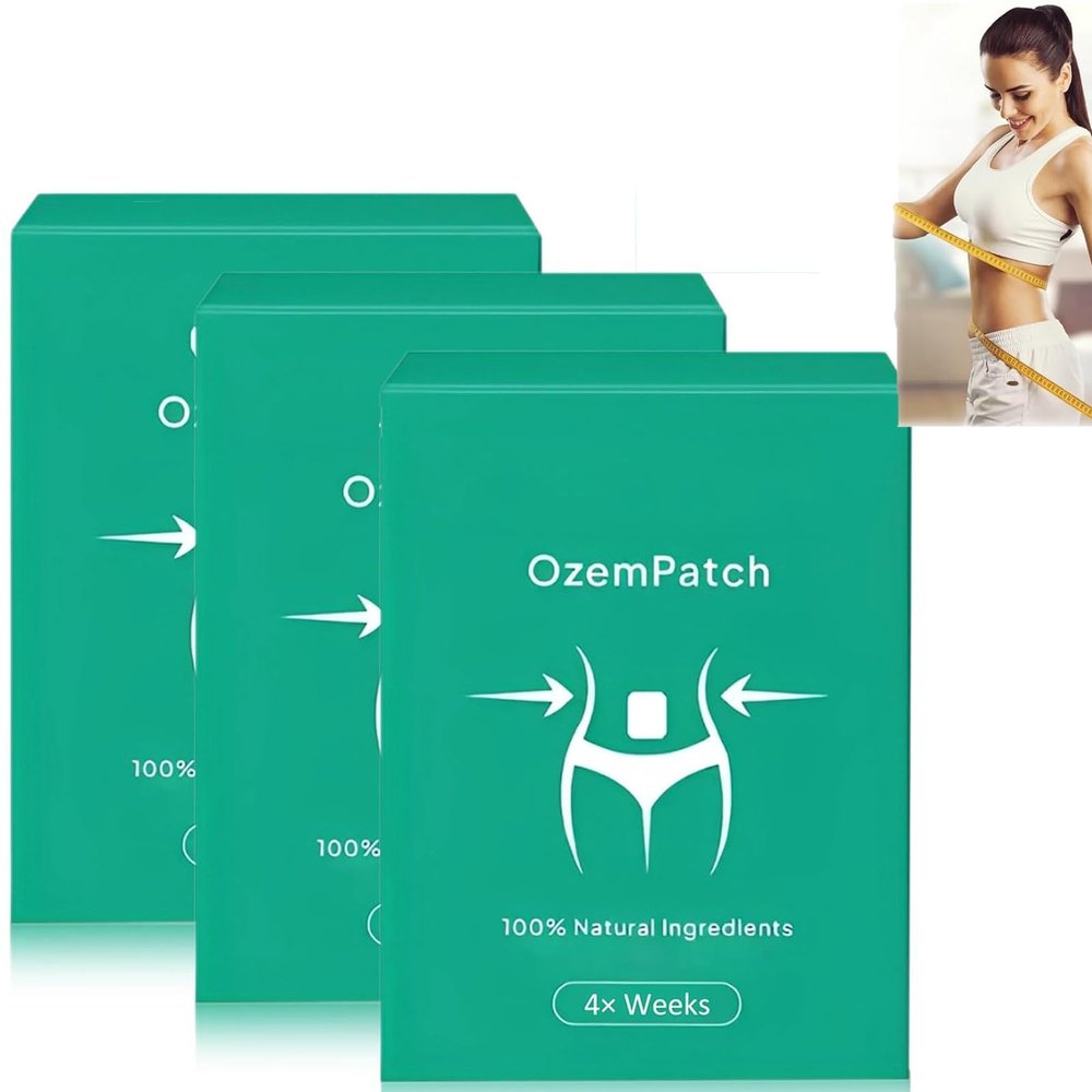 OzemPatch - All Natural - OzemPatch with Herbal Ingredients, (3-Month Supply)  Metaboliism & Energy Support, Easy Daily Application, Natural Ingredients - Comfortable & Discreet Support