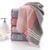 EWUROI Face Towel Adult Couple Absorbent Large Cotton Plain Soft Daily(E) view 3