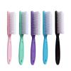 12pcs Nail Brush Cleaning Remove Dust Powder Plastic Cleaner for Acrylic UV Gel Nails Art Manicure Nail Care Accessories(12pcs pink) view 3