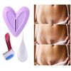 Female Hair Removal Stencil Set for Bikini Area Heart Optional Silicone Shaping Tool Body Grooming Kit- Optional Heart view 4