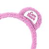 JUST FUNKY Care Bears Adult Sherpa Plush Costume Cosplay Headband with Ears, Belly Badges (Cheer Bear) view 3