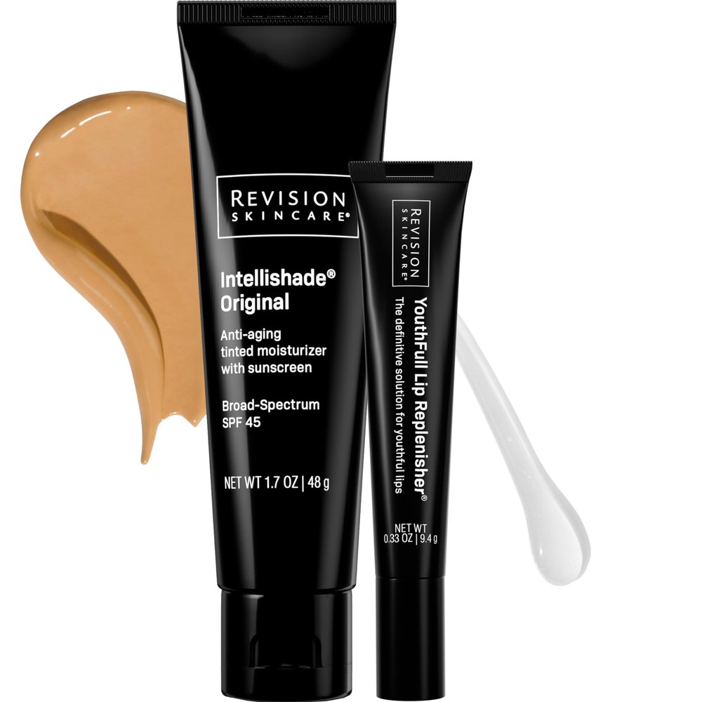 Hydrating Lip Plumper and Anti-Aging Tinted Moisturizer with Sunscreen