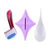 Female Hair Removal Stencil Set for Bikini Area Heart Optional Silicone Shaping Tool Body Grooming Kit- Optional Starfish view 1