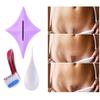 Female Hair Removal Stencil Set for Bikini Area Heart Optional Silicone Shaping Tool Body Grooming Kit- Optional Starfish view 4