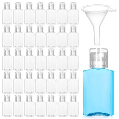 100 Pack Travel Bottles for Toiletries, TSA Approved 1 Oz Lotion Bottles 30ml Travel Bottle Plastic Bottle for Toiletries Lotions Shampoo Creams Dispensing with 20 Funnels