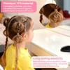 RAQEHO Clear Rubber Bands for Hair - 2000 Small Elastic Hair Ties No Damage Bulk Widened Thickened Rubberband for Women Girl Thick Hair Braiding Ponytails Holders Braider Styling Essential Accessories view 4