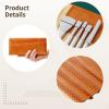 7-Piece Stainless Steel Toenail Removal Kit For Ingrown Nails, Includes Scraper, Curette, Pu Leather Pouch view 2
