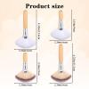 4PCS Fan Makeup Brushes, Facial Brush Esthetician Face Mask Applicator Brushes, Soft Blush Brush Bristle Face Highlighting Facial Makeup Tools for Powder Blush Body view 2