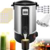8L Stainless Steel Paraffin Wax Heater with Temperature Controller - Fast Pouring, Easy Clean Electric Candle Maker, No Clogs, Ideal for Home Spa and DIY Projects view 1