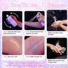 Body Glitter Spray - Hair Body & Clothing Temporary Shiny Shimmer Mist, Silver & Pink with Comb Set, Long-Lasting Quick-Drying Hairspray, Cosmetic-Grade Sparkle for Festival Rave Prom Party view 4
