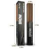 2pcs-Liquid Eyebrow, Precise Micro-blading Liquid Eyebrow Pen with 4-Fork Tip, Waterproof Brow Pen for Natural Hair-Like Brows, Long-Lasting Brow Pencil for Women(Dark Brown&Light Brown) view 2