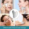 GYQORPHA Gua Sha Facial Tools Guasha for Face - Stainless Steel Gua Sha Tool - Massager Tool for Jawline & Chin,Fascia Massage Tool for Face Massage, Lymphatic Drainage Massager (Silver) view 3