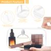 Topfinder Clear Hard Shell Zipper Case,Clear Toy Storage Pouch,Waterproof Transparent Organizer Comestic Case for Travel, Office, Home(White, M+2*S) view 2