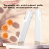 dermaplane Razor for Women face & Facial Hair Removal for Women, Rechargeable Electric Razor with 3 Vibration Modes, 5 Replaceable Blades, White LED Light, Ideal for Home Travel Use, White view 2