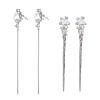 4PCS Metal Hair Sticks Bun Holder For Long Women Girl Moonstones Ancient Styling Accessories Pin Hair Sticks view 1