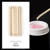 20Pcs Professional Wooden Manicure Sticks, Double Sided Cuticle Pusher for Home, Salon view 2