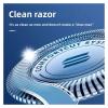 250ml (8.45 FL OZ) Men's Shaver Cleaning Solution, Compatible With Braun/Philips/Panasonic Electric Shavers, Suitable For 90% Electric Shavers(2 Bottle) view 3