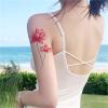 1/2pcs Lotus Color Temporary Tattoo Stickers, Realistic Arm Back Scar Cover Legs Waterproof Long-lasting Fake Tattoos(2pcs) view 2