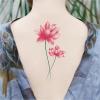 1/2pcs Lotus Color Temporary Tattoo Stickers, Realistic Arm Back Scar Cover Legs Waterproof Long-lasting Fake Tattoos(2pcs) view 3