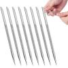 8PCS Cuticle Pusher Tool, Stainless Steel Cuticle Pusher, Remover Dead Skin Polish Peeler Cutter Manicure Tool Pedicure Cleaner For Fingernail Toenail view 1