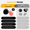2 in 1 Silicone Body Scrubber, Anti Cellulite Massage Scrubber, Exfoliating Shower Brush for Men & Women, Removes Dead Skin, Reduces Cellulite, Improves Circulation, Non Slip (2PC, Black + Pink) view 2