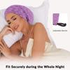 100% Mulberry Silk Bonnet for Sleeping Women Men, Real Silk Lined Sleep Cap with Adjustable Strap, Hair Wrap Slouchy Beanie for Curly Hair view 2