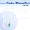 Unosuich Hydrogen Eye Mask 2 In 1 Multiple Uses Hydrogen Inhalation Goggles Hydrogen Suction Machine Accessories Glasses Hydrogen Eye Shield 2in1(Eye, Ear) view 4