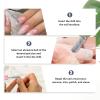 100 Piece Small Sanding Bands Nail Drill Bits 240 Extra Fine Grit Nail File Sandings Bands Mini Cuticle Sanding Files for Acrylic Nails Gel Removing Shaping Manicure Pedicure view 3