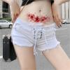 1/2pcs Bana Flower Colorful Temporary Tattoo Stickers, Abdomen Clavicle Scar Cover, Waterproof And Long-lasting, Fake Tattoos(1pcs) view 3
